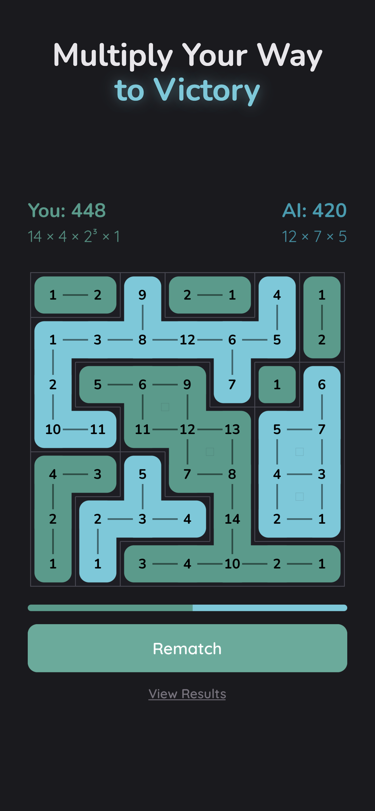 Gameplay with connected cell groups